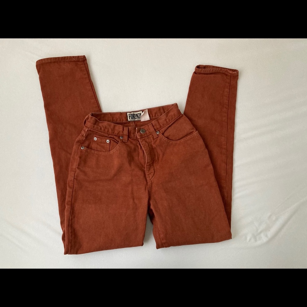 Vintage rust jeans
